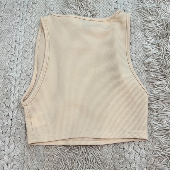 Princess Polly beige tank top size 0 - Picture 2 of 3
